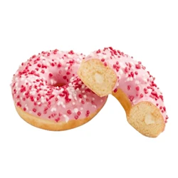 Donut Pink White